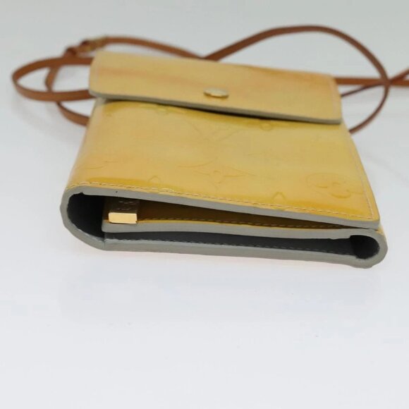 LOUIS VUITTON Monogram Vernis Walker Wallet Gris M91031 LV Auth 141125 - Picture 7 of 16